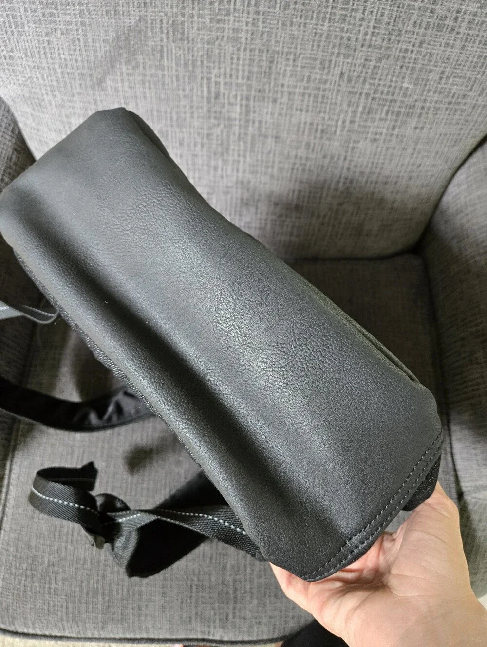 Solo Crosby Black Denim Backpack